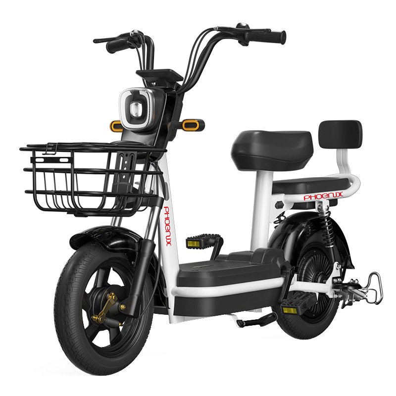 EU Hot Sale New Style 350W 500W 48V 20Ah 24AH 14 Inch Vacuum Tire Electric Bike City 2 Seat Adult Electric Bike