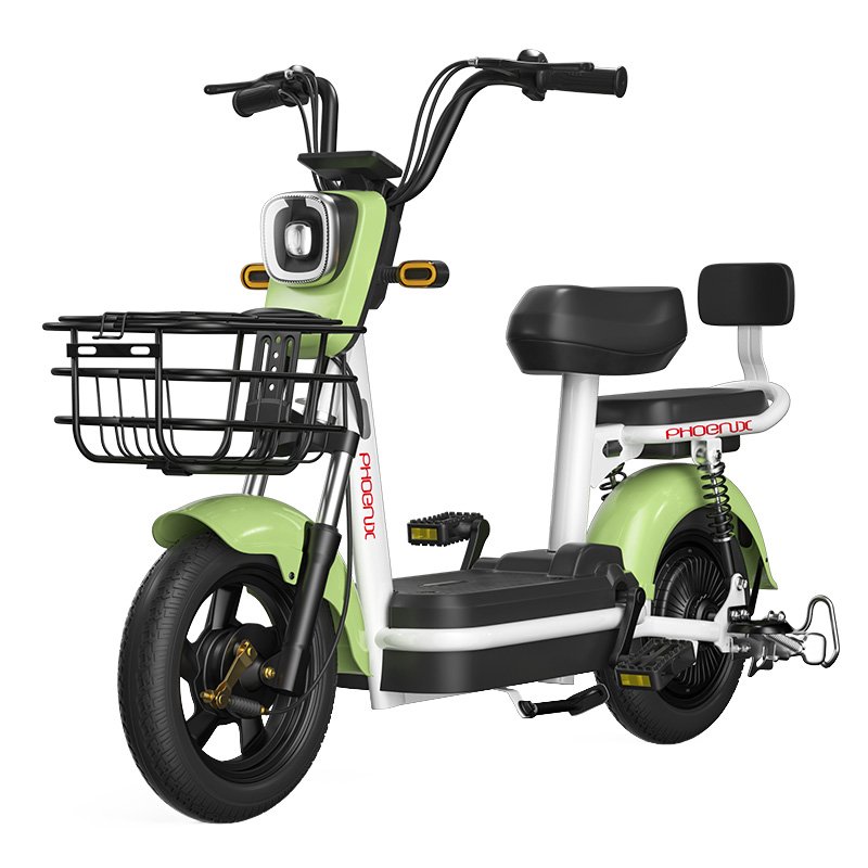 EU Hot Sale New Style 350W 500W 48V 20Ah 24AH 14 Inch Vacuum Tire Electric Bike City 2 Seat Adult Electric Bike