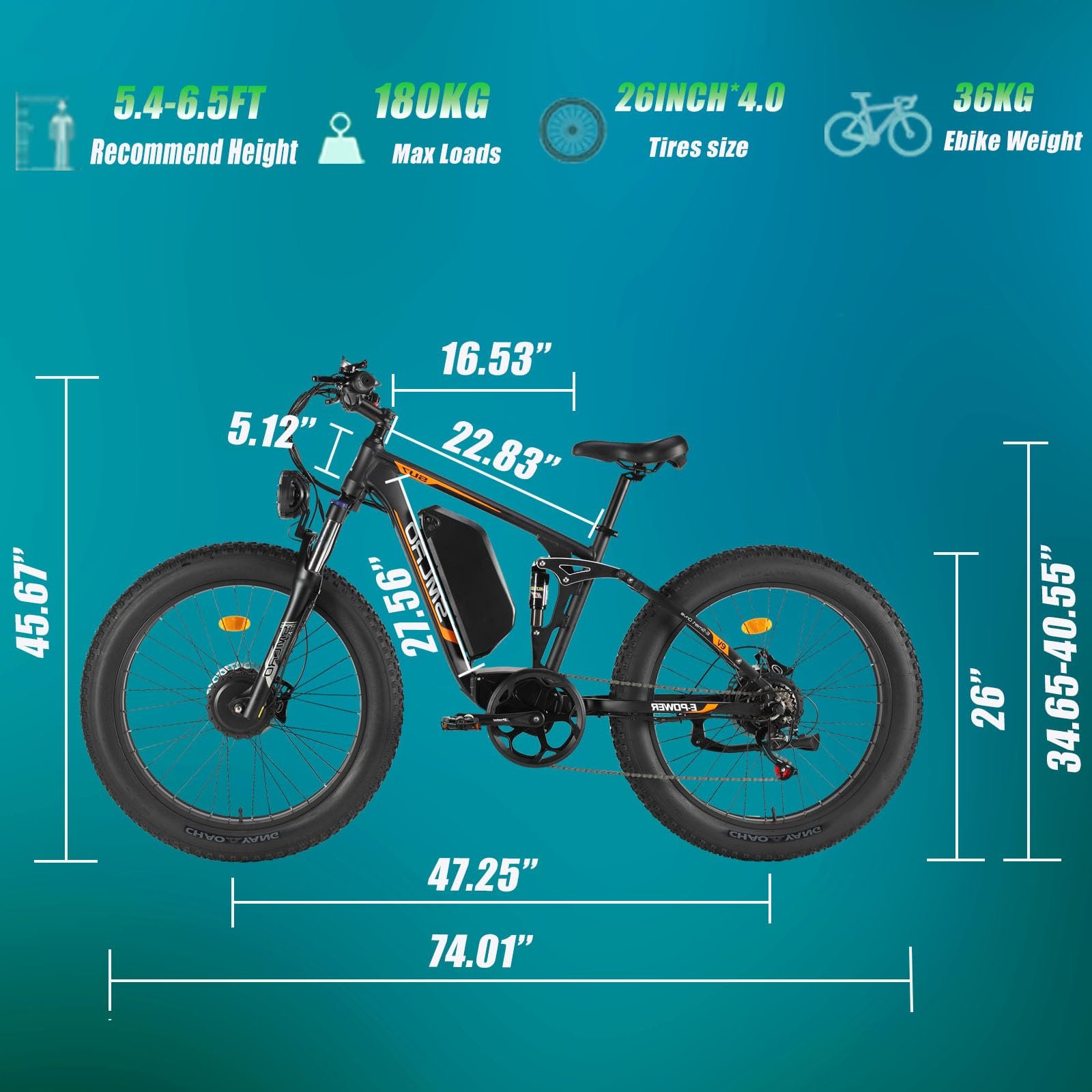 US In Stock SMLRO SU7 2000W Motor Electric Bicycle for Adult 48v 22.4ah 26inch Shimano 7 Speed Ebike mountain ebike