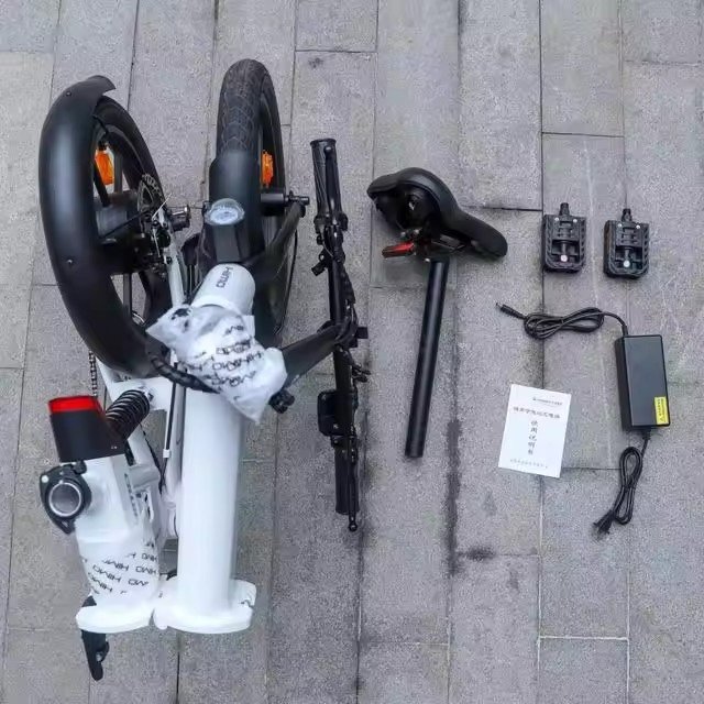 HIMO Z16 Folding Mini Electric City Bike 16 Inch 36V 25km/h Electric Bicycle 55km Range Fat Tire City Ebike