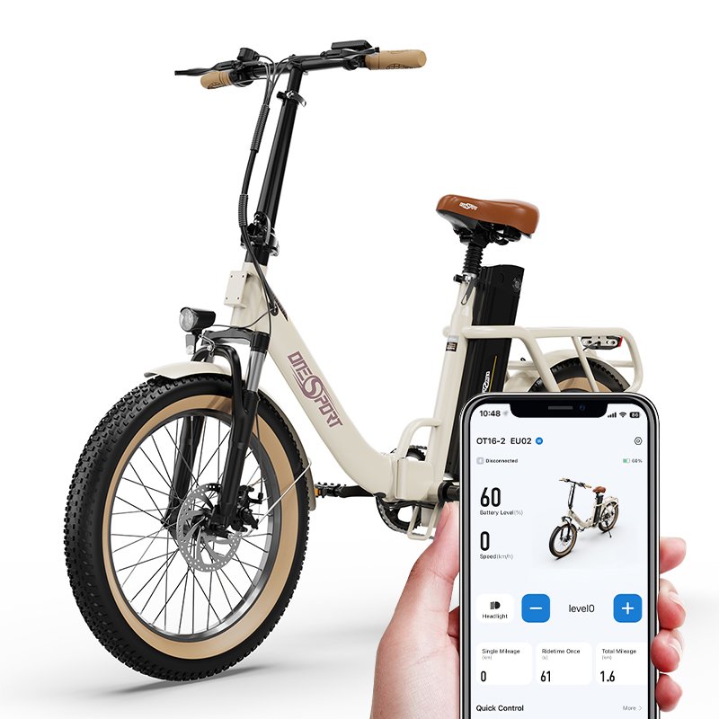 EU Warehouse One Sports OT16-2 Best Price for Electric Bike Hot Selling EBike Folding Electric Bike 250W