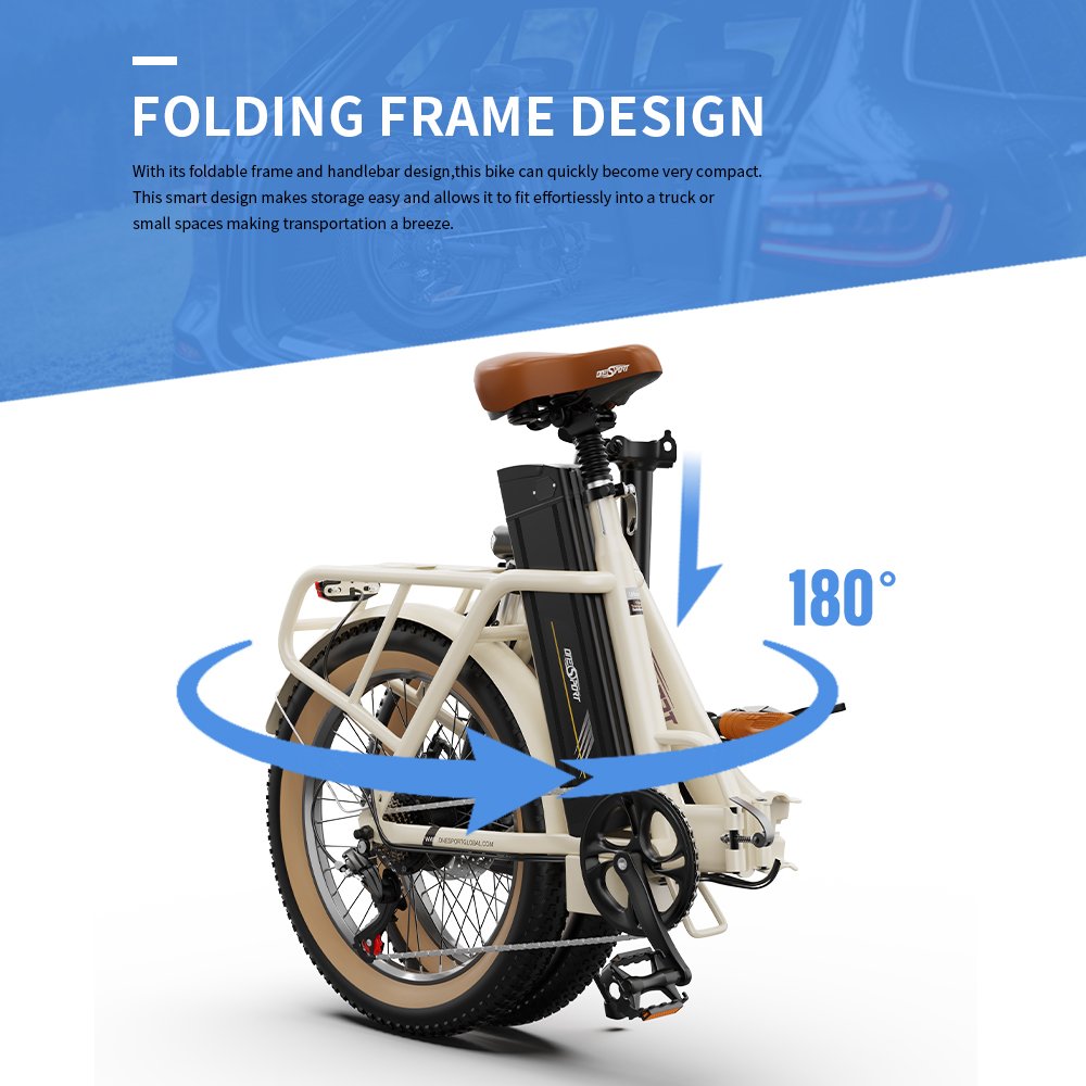 EU Warehouse One Sports OT16-2 Best Price for Electric Bike Hot Selling EBike Folding Electric Bike 250W
