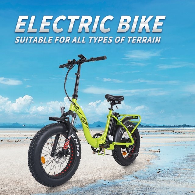 fat tire mountain electric bike 20 inch folded e bicycle with 250W to 1000W in high speed