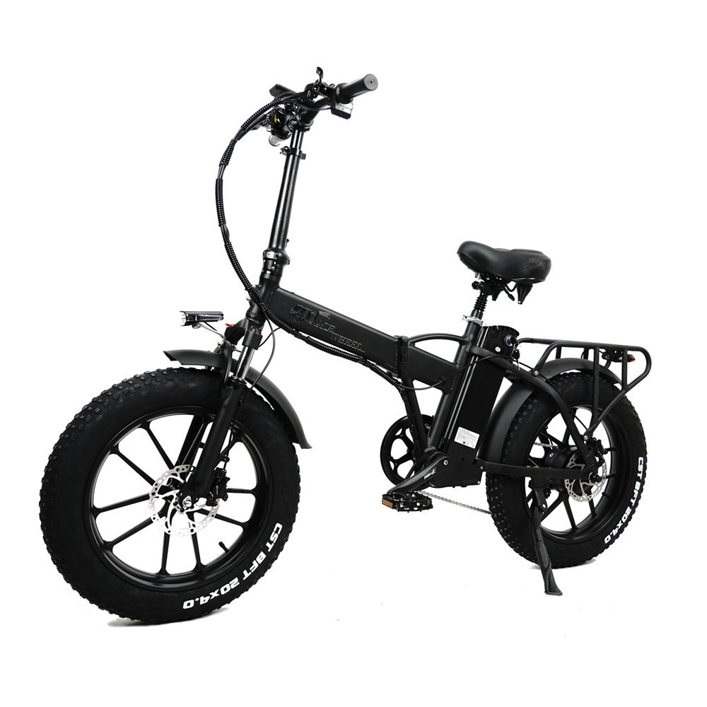 High-power 20 Inch Electric Scooter E-bike With Rear Carrier Battery 48v Electric Bicycle