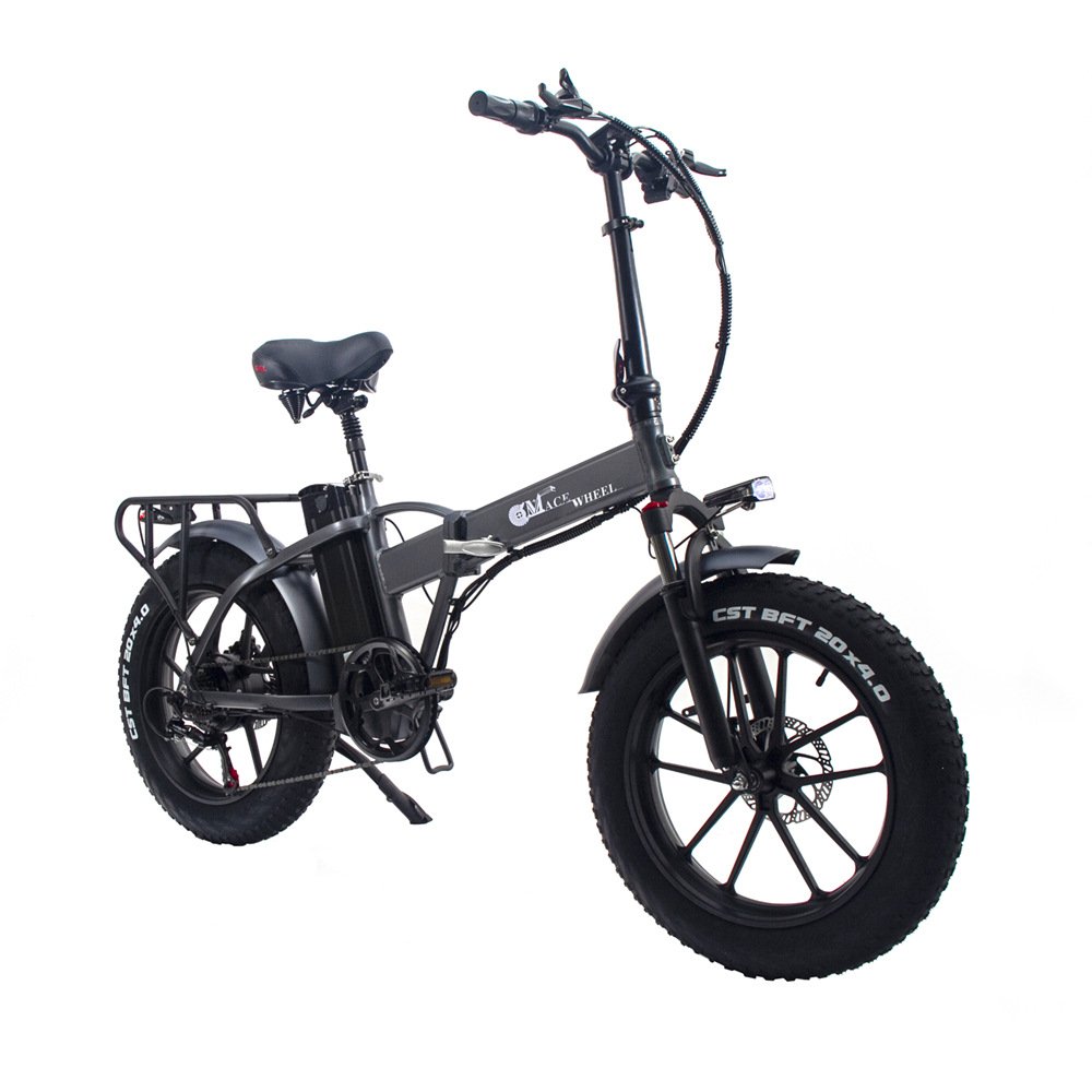 High-power 20 Inch Electric Scooter E-bike With Rear Carrier Battery 48v Electric Bicycle
