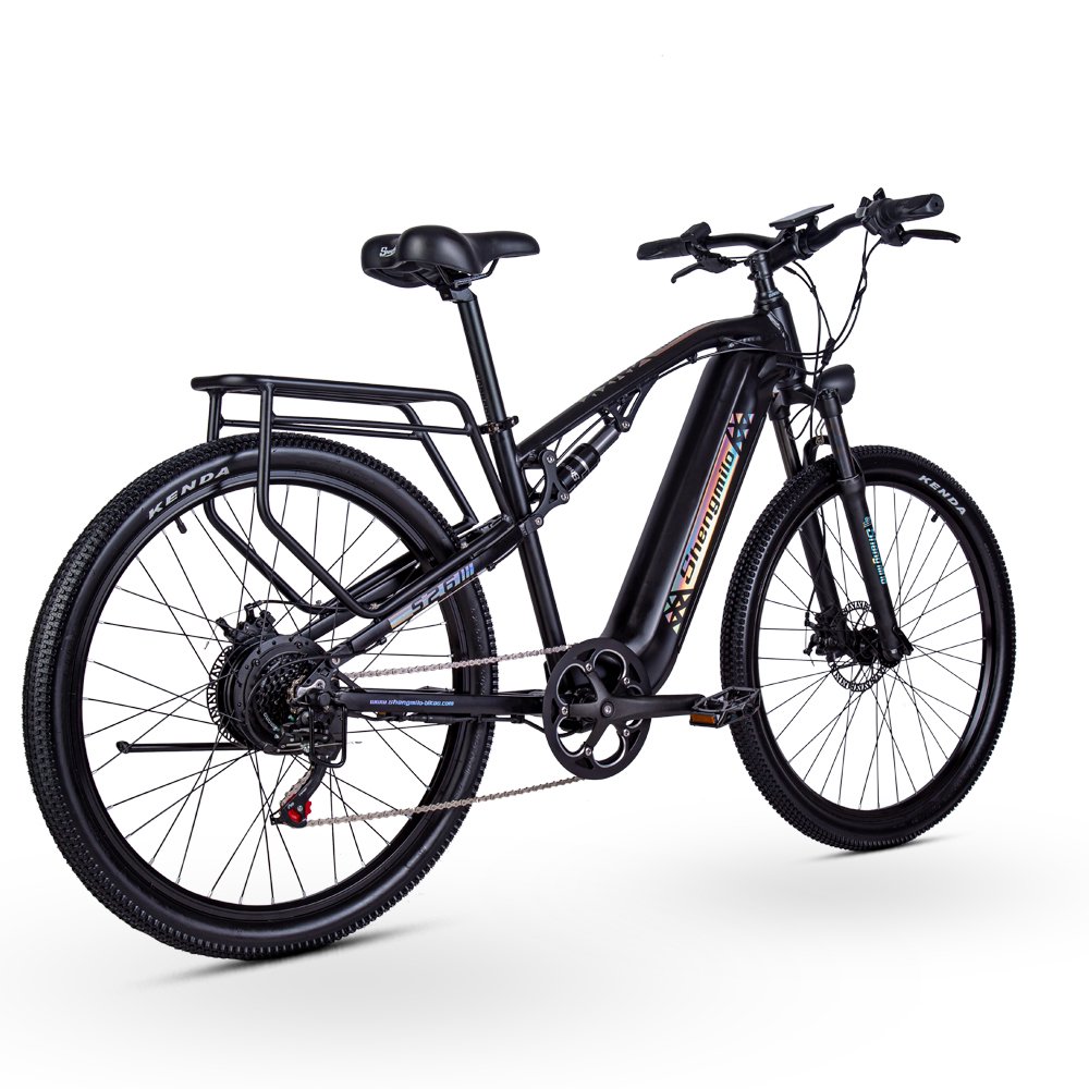 48V 500W Bafang Motor Electric Mountain Bike Factory Direct Sales 17.5ah Lithium Battery Adult Ebike Fat Tire Snow Mountain