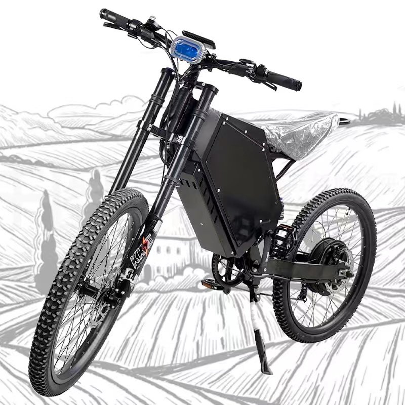 Strong power 8000w 12000w 15000w fast speed Electric mountain Bike Electric Bicycle electric dirt bike e bikes Stealth Bomber