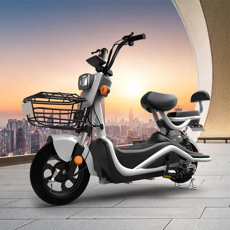 Factory Direct 350 Watt OEM Electric Scooter Electric City Bike with Pedal High Power Motorcycles for Sale