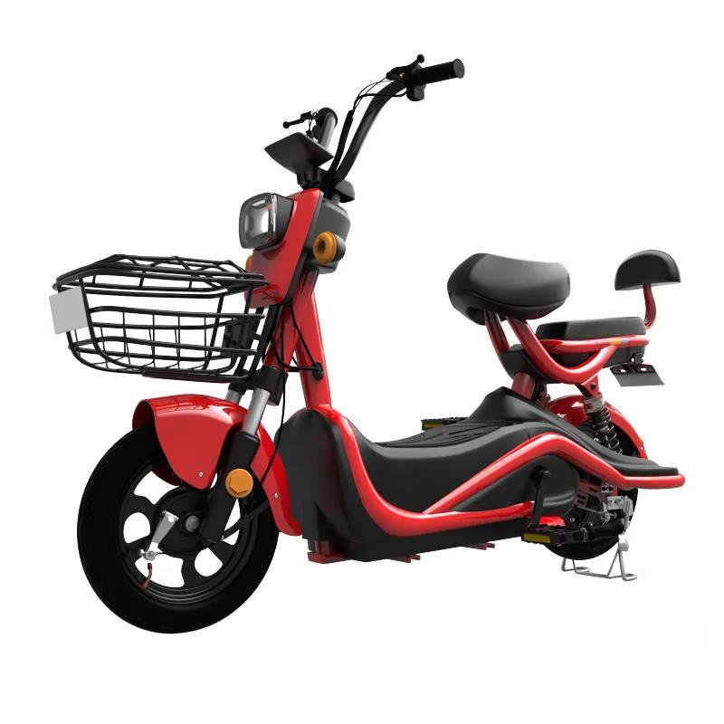 Factory Direct 350 Watt OEM Electric Scooter Electric City Bike with Pedal High Power Motorcycles for Sale
