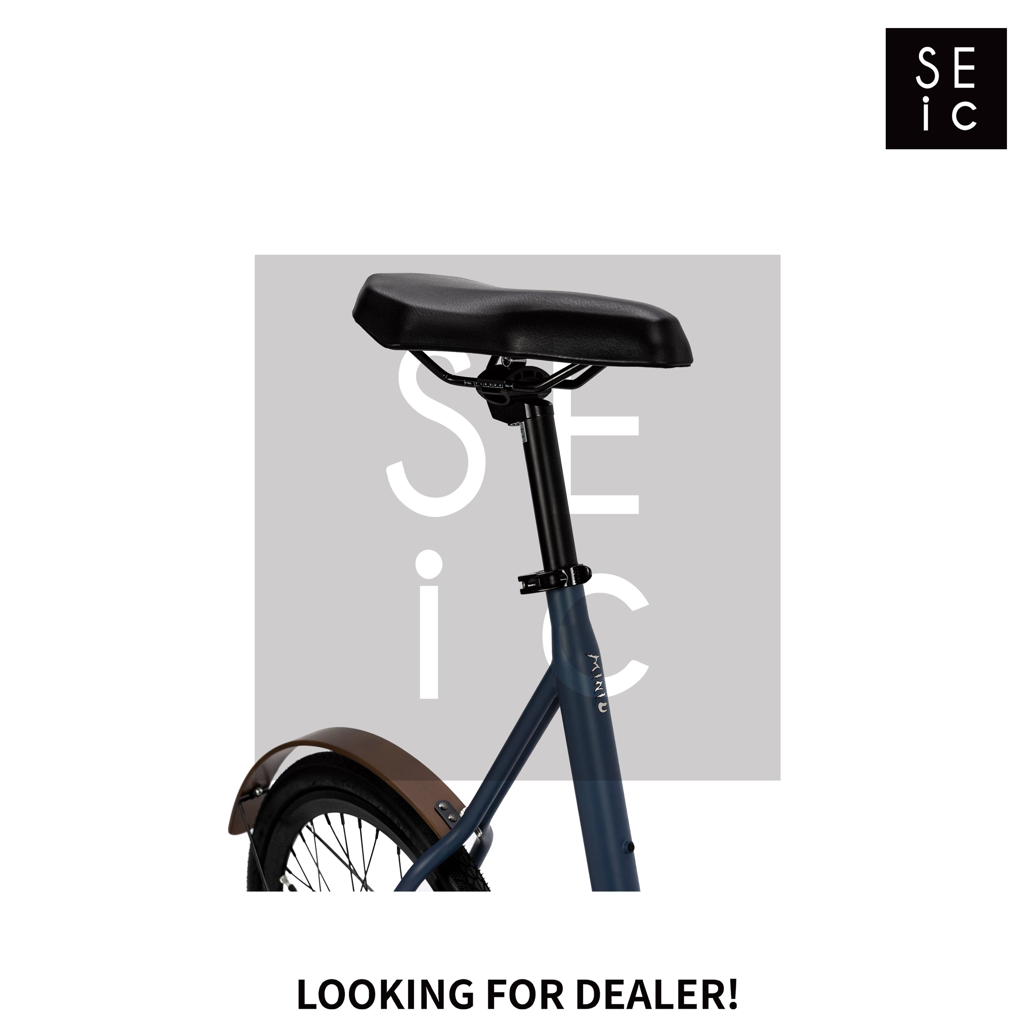 SEic Mini Electric Assist Bike Midnight Blue Mountain Cat E-Bike with 36V Lithium Battery Power Supply