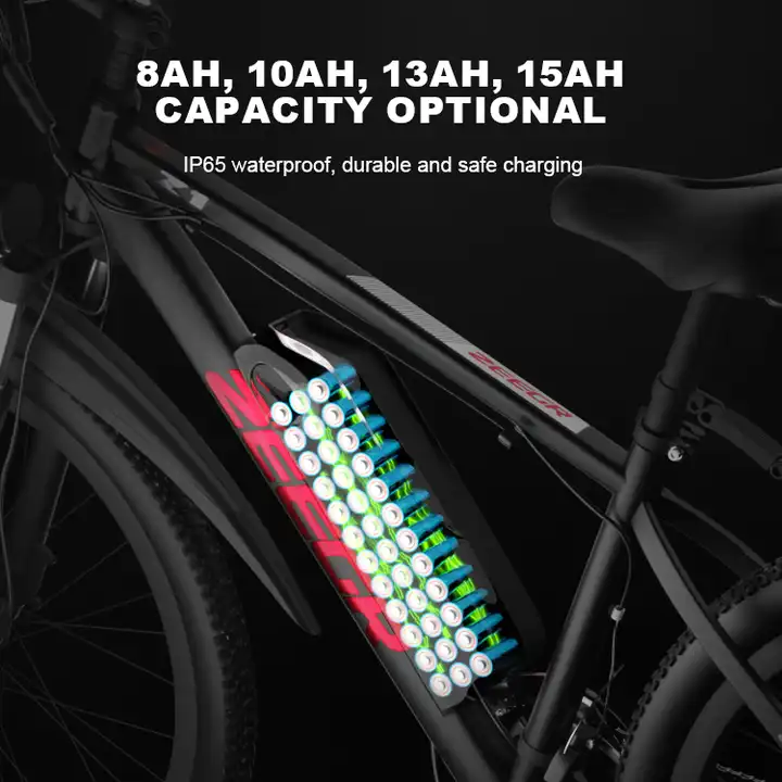 Factory Direct 26 Inch 21Speed Aluminum Double Disk Brake Mountain Ebike Electric Bicycle For Adults