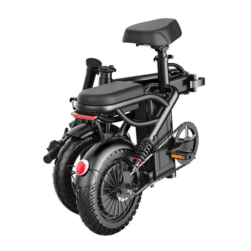 400W 48V Foldable Portable City Electric Bike Mini Scooter for Adults Lithium Battery Power Supply for Women and Men