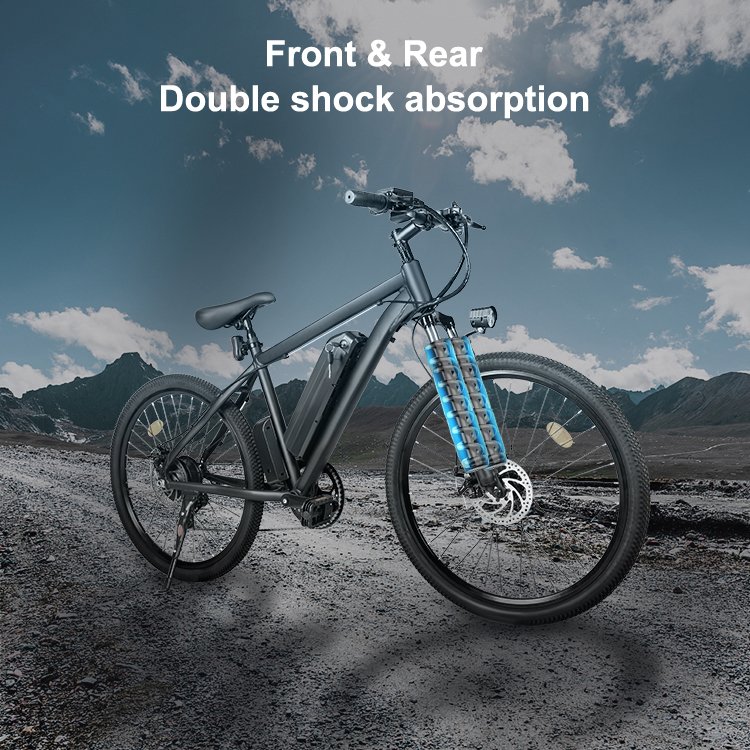 26 inch Tire 36V 350W 7.8AH 10AH 12.5AH Lithium Battery LCD Display Disc Brake eBike Aluminum Alloy Electric Mountain Bike MTB