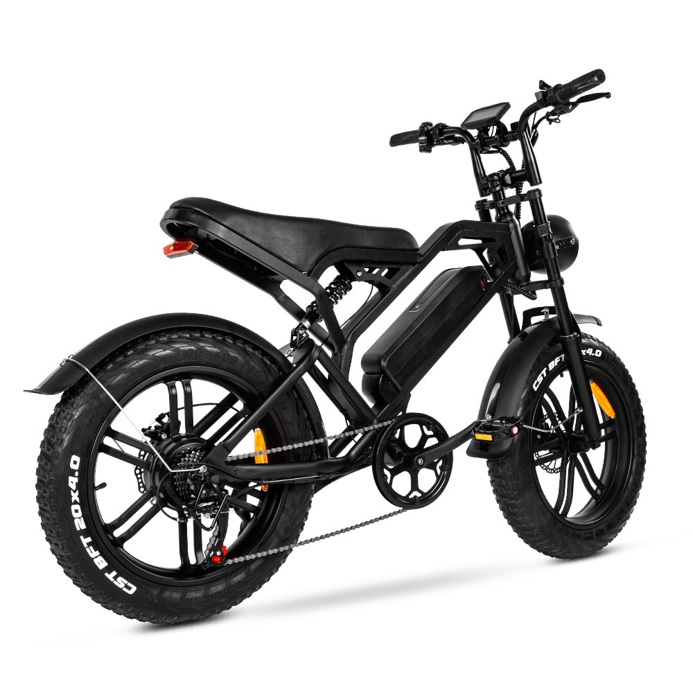 Eu Warehouse Electric Hybrid Bike Cheapest Electric Fat Tire Mountain Bicycle Motor Steel Customized Logo 48V 7 Speed