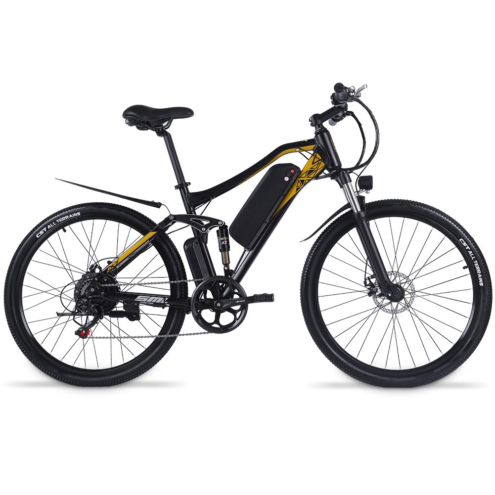 27.5'' Bicicleta Mtb Full Suspension 48V 500W Rear Motor Ebike Electric Mountain Bike