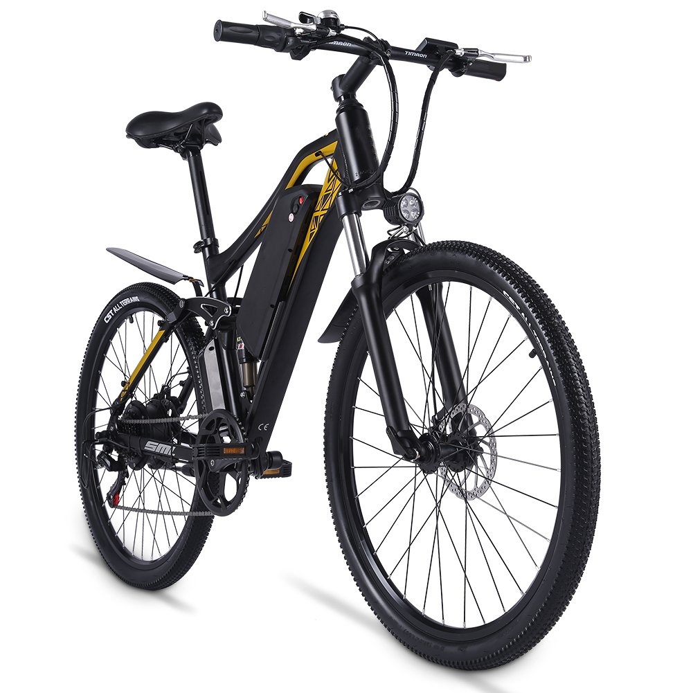 27.5'' Bicicleta Mtb Full Suspension 48V 500W Rear Motor Ebike Electric Mountain Bike