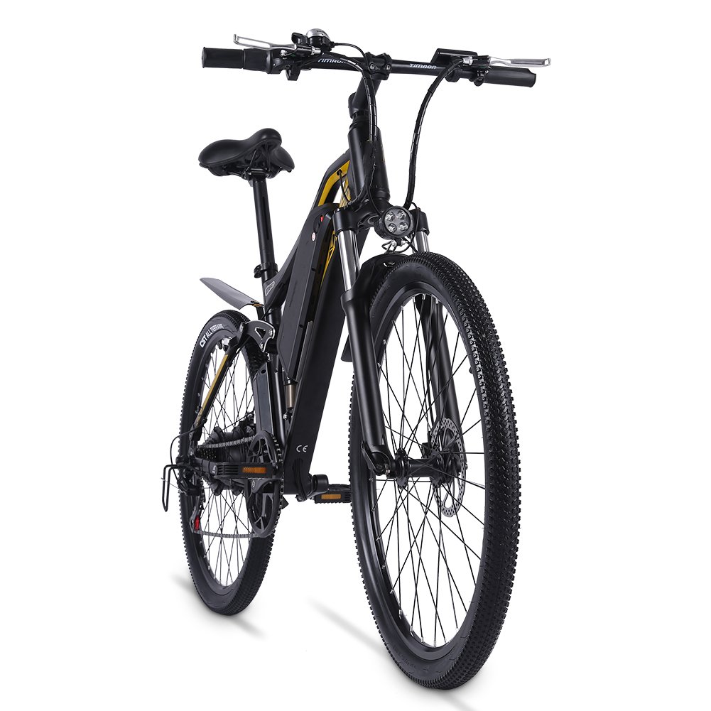 27.5'' Bicicleta Mtb Full Suspension 48V 500W Rear Motor Ebike Electric Mountain Bike