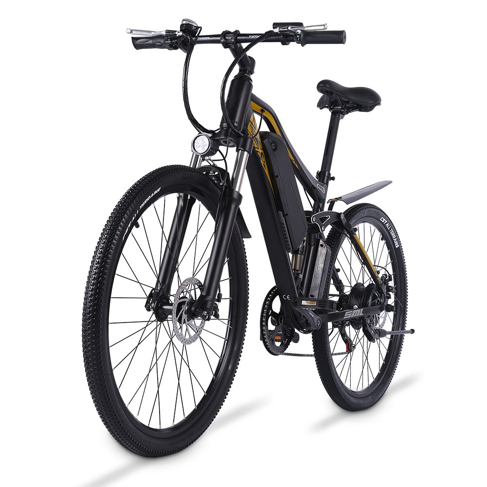 27.5'' Bicicleta Mtb Full Suspension 48V 500W Rear Motor Ebike Electric Mountain Bike