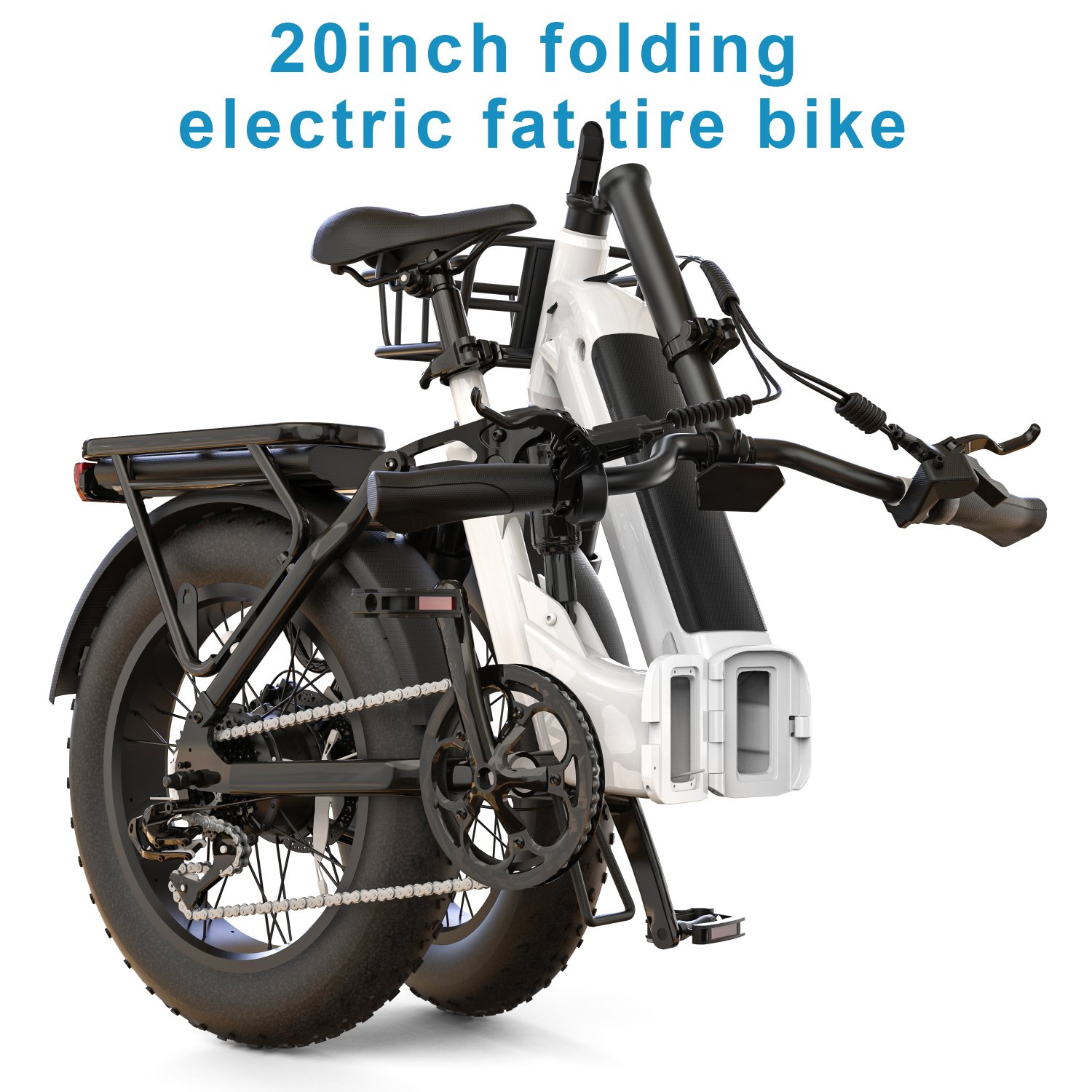 EU/US stock electric city e bike 1000w 48v15ah 30ah fat tire folding 20inch electric bicycle electric mountain bike for adults