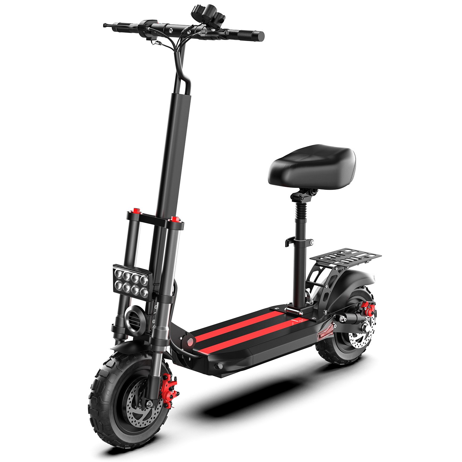 US warehouse 2400 longer Mileage electric scooter 48V high-capacity battery All Terrain Mountain scooters for adult