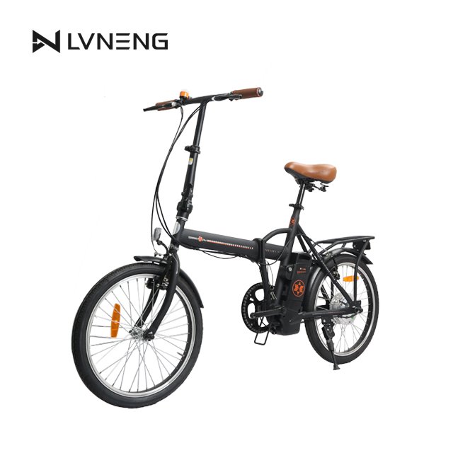 EN15194 Cheap 24V 200W Electric Folding Bike Ebike Electric City Bike for sale