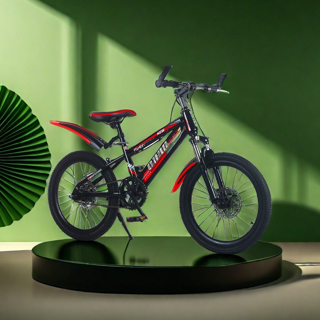 All Terrain Durable 6-Speed Kids' MTB Sizes 18" 20" and 22"