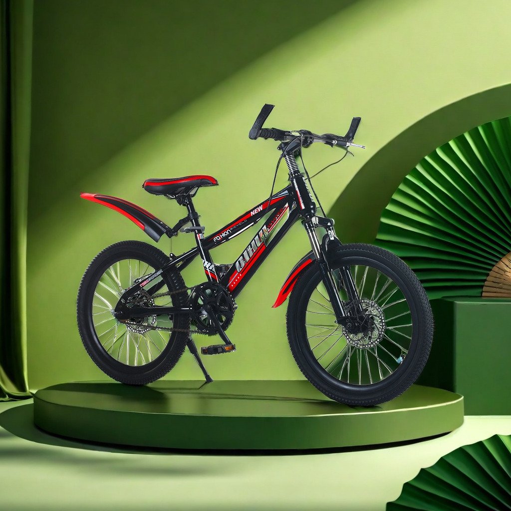 All Terrain Durable 6-Speed Kids' MTB Sizes 18" 20" and 22"