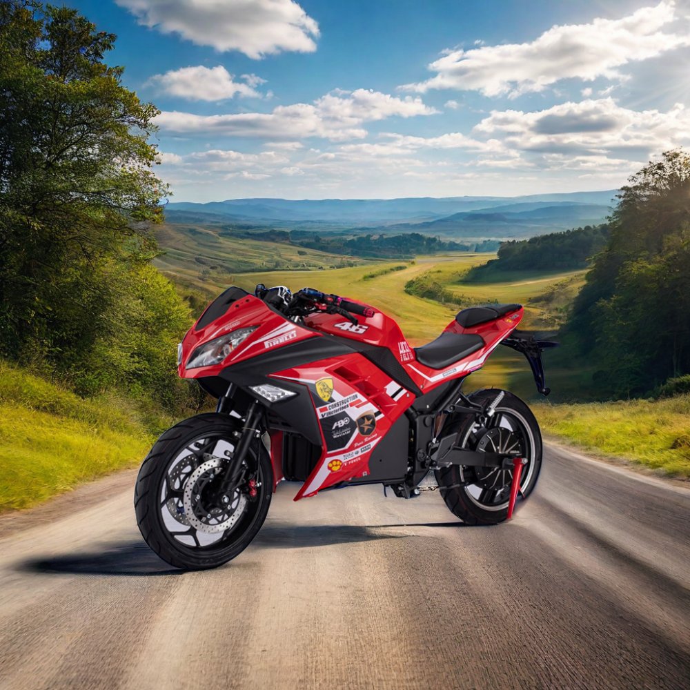 High-End Authentic Electric Dirt Bikes Racing Motorcycles 72V Lithium Battery with 3000W Chinese Manufacturers