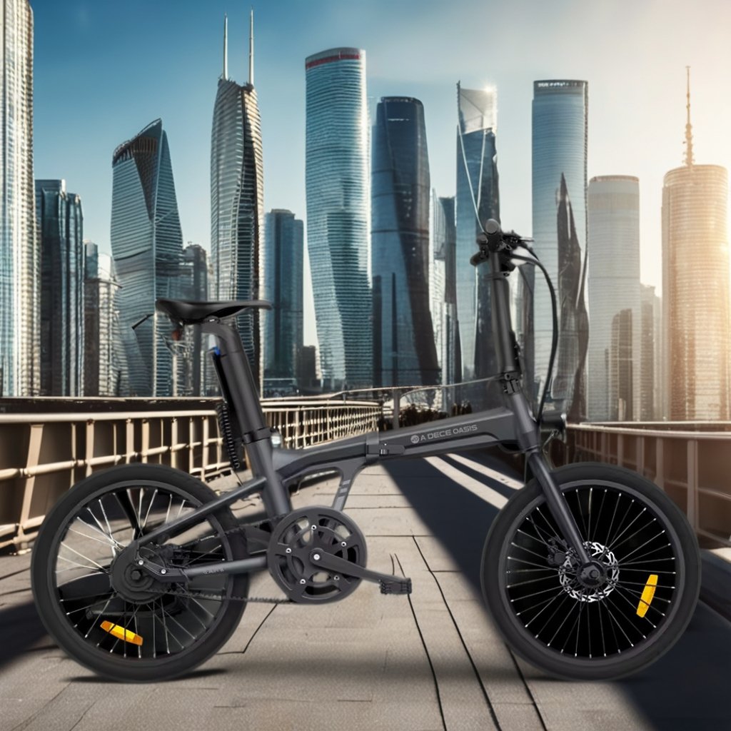 EU STOCK ADO A20 AIR Folding Electric City Bike 20Inch Easy-carry Electric Bicycle 100KM Range 25km/h Removable Battery EBike