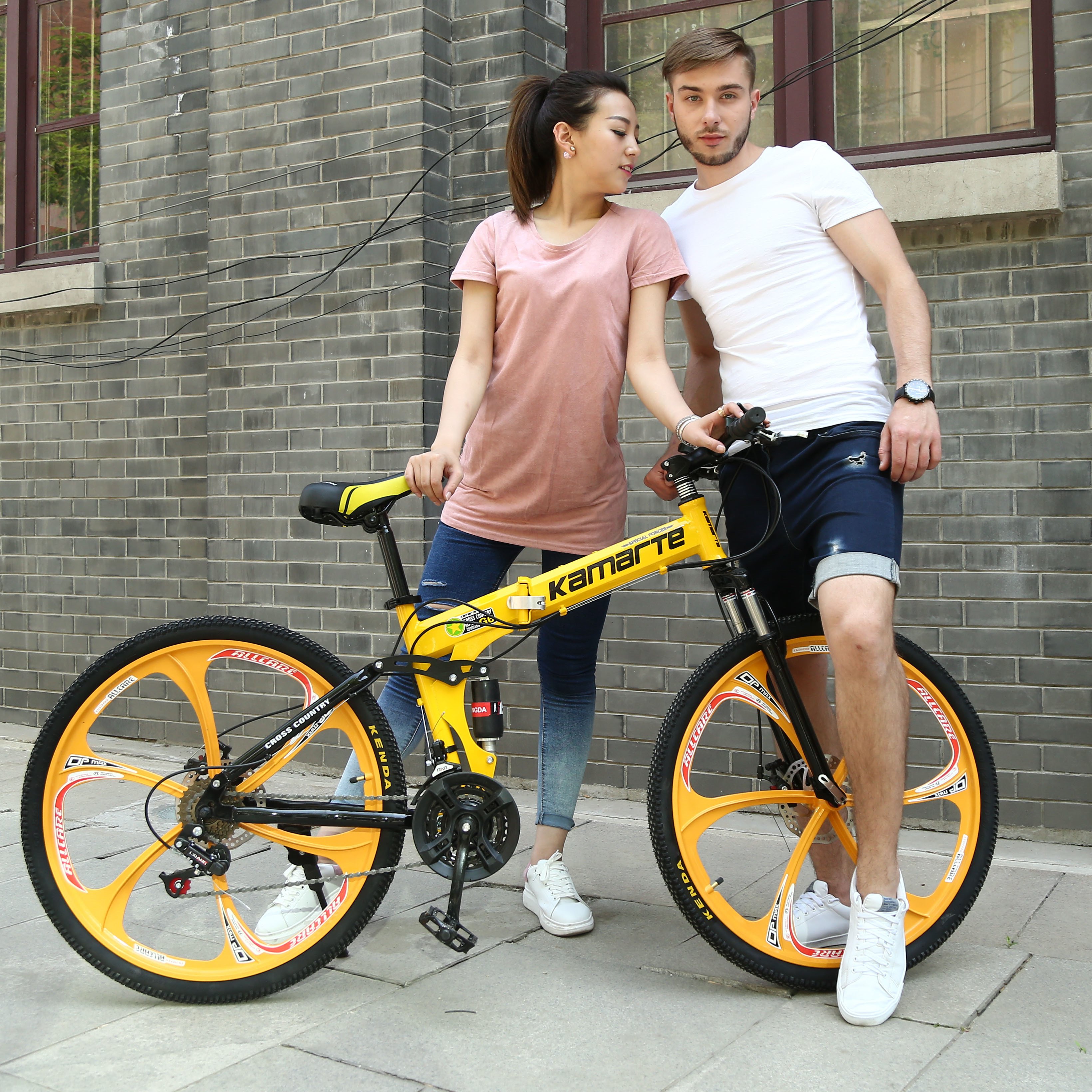 Wholesale 7speed folding bysicle bicycle folding bike mountain bike/bycycles 26 inch bicis cycle for man