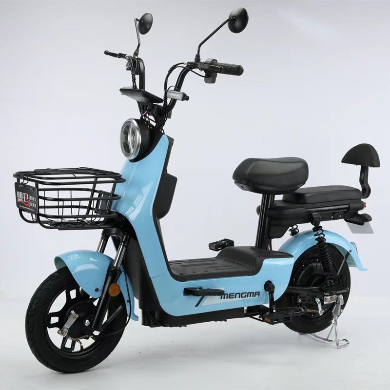 2022 New adult Electric city Bicycle with two seat 350W Battery Power 2 wheel E-Bike