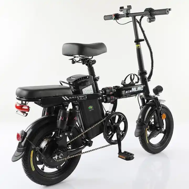 2024 Hot Sale Mini Size Folding Electric Bicycle 400W 48V 14 inch 45km/h fast speed Electric City Bike Foldable Electric Bike