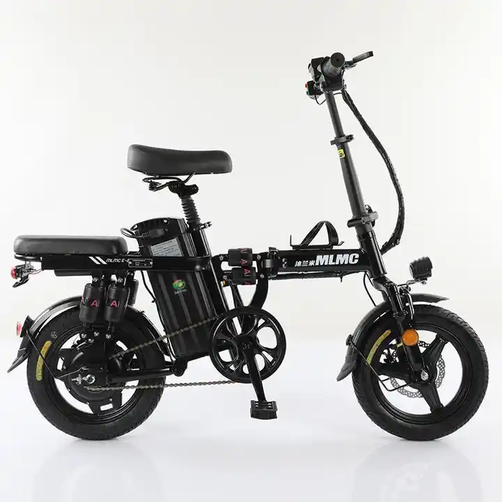 2024 Hot Sale Mini Size Folding Electric Bicycle 400W 48V 14 inch 45km/h fast speed Electric City Bike Foldable Electric Bike