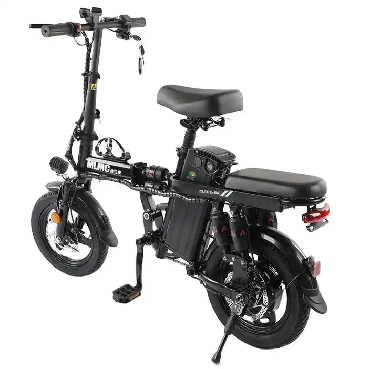2024 Hot Sale Mini Size Folding Electric Bicycle 400W 48V 14 inch 45km/h fast speed Electric City Bike Foldable Electric Bike