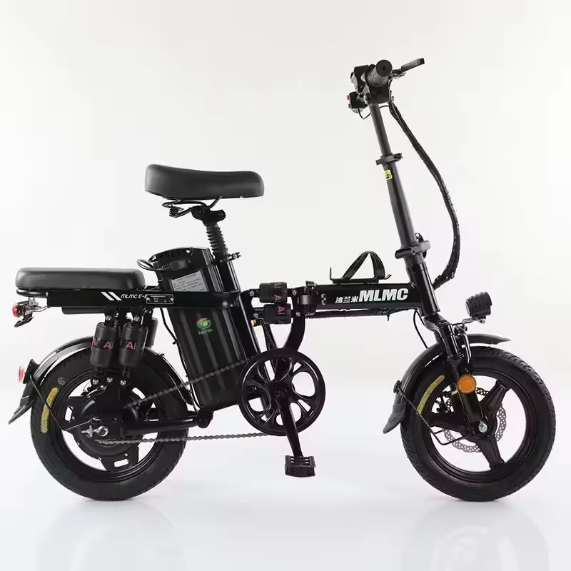 2024 Hot Sale Mini Size Folding Electric Bicycle 400W 48V 14 inch 45km/h fast speed Electric City Bike Foldable Electric Bike
