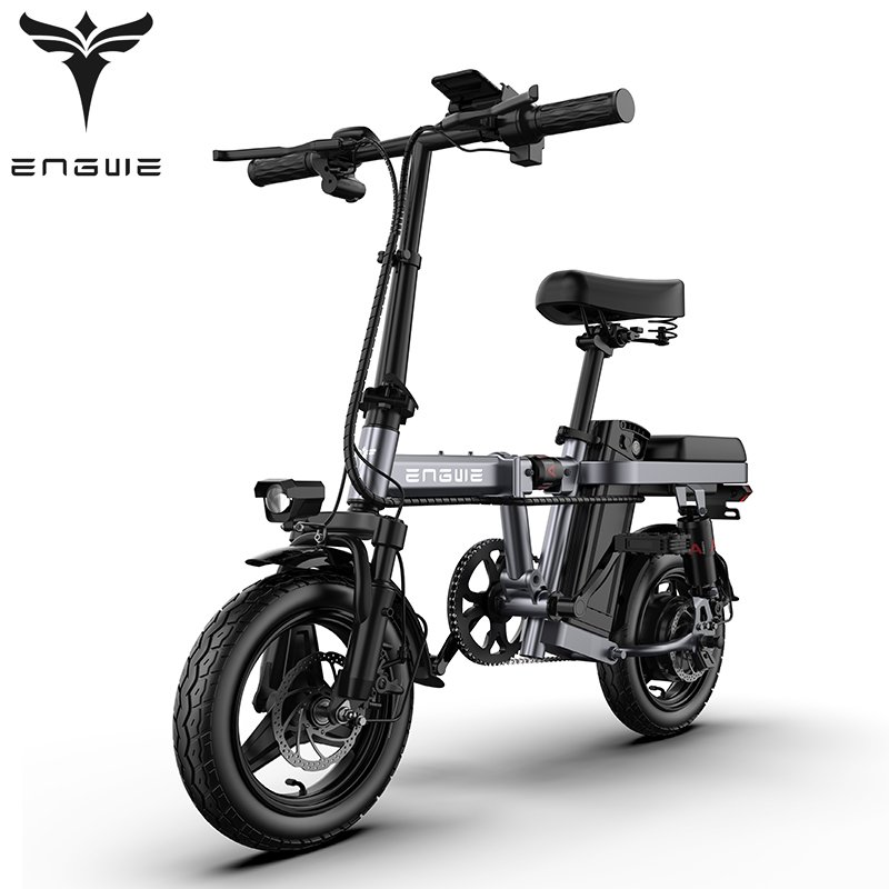 ENGWE T14 electric bike 350W folding electric bicycle 14inch Mini electric bicycle 48V10A Adult city ebike 25KM/H