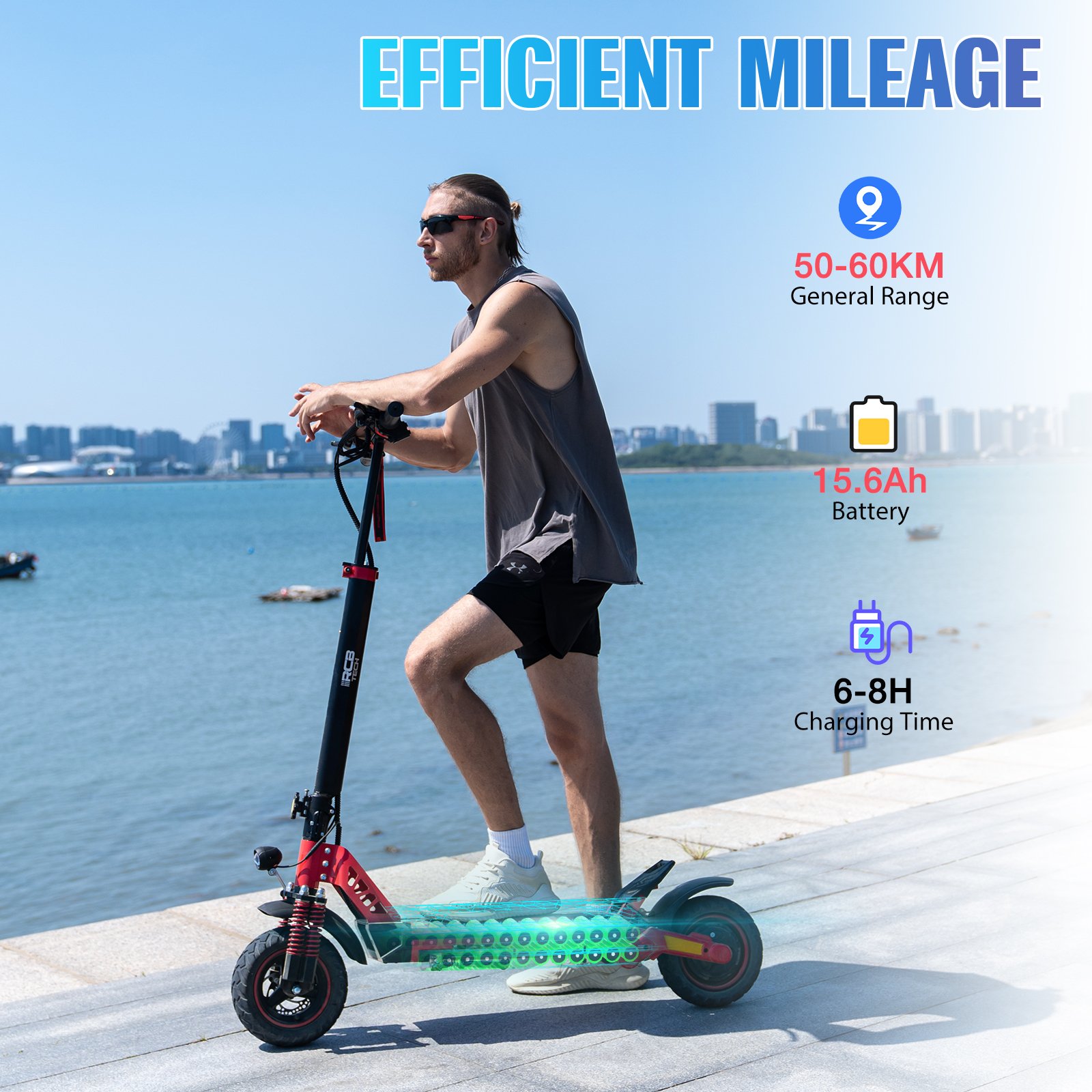High Duty 800W heavy load electric scooter for off-road, city-road, mountain use huge stock in USA / UK / EU