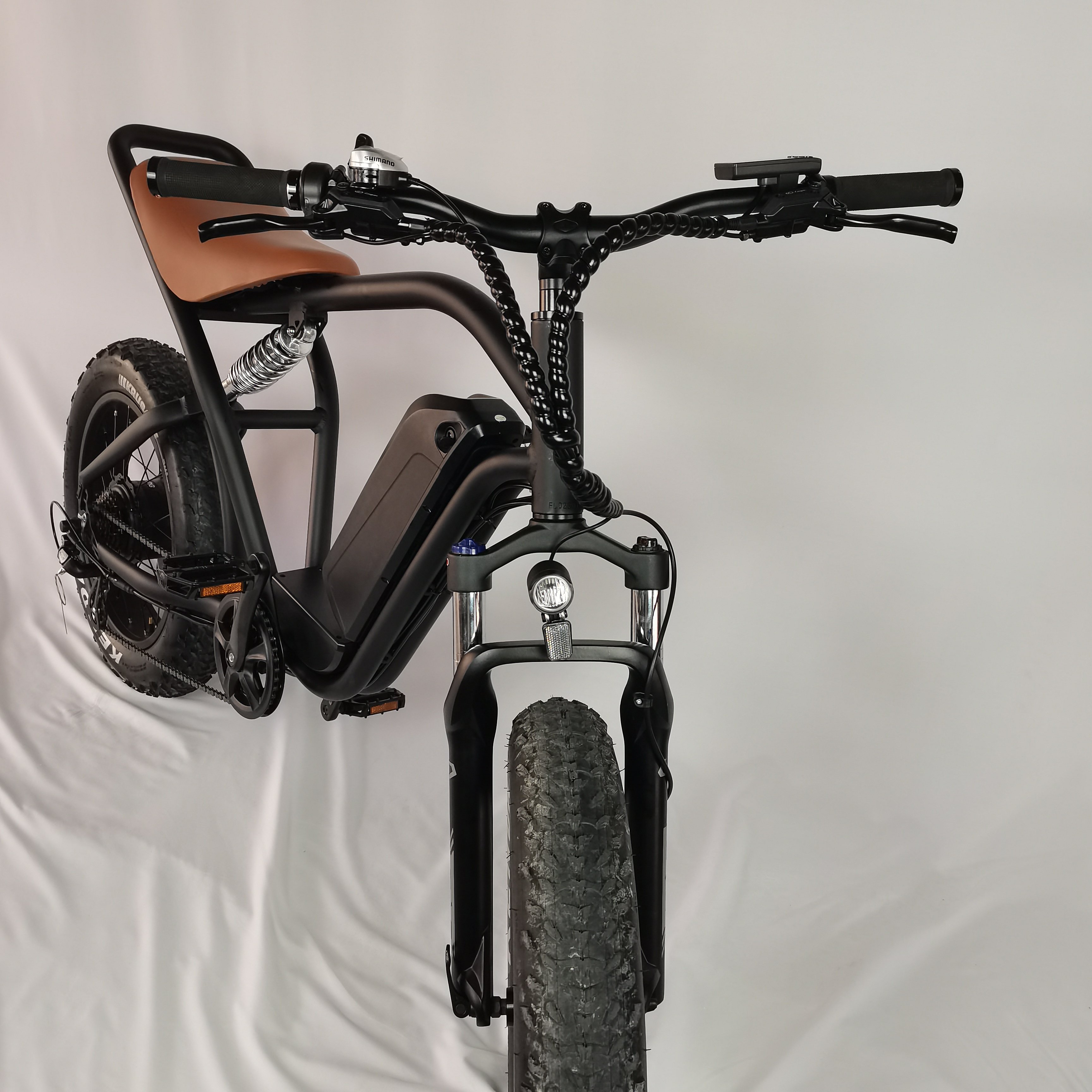 Electric Mountain Bike Power Battery Torque Time Fun Charging Hub Bafang Motor 20*4.0 Fat Tire Wall Frame