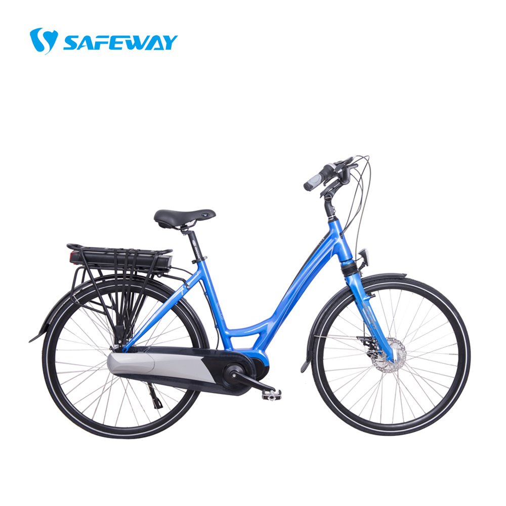 Safeway 36v 350w citybike Electric bicycle for lady new Bafang Ultra mid drive 1000W Green Power electric city urban E bike