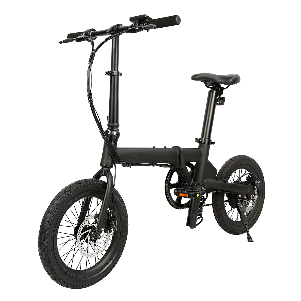 KUAKE 36V 250W Small Folding Electric Bicycle Smart Folding e-Bike Ebike City MINI Size Easy Carry Bike