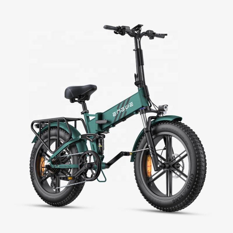 EU/US/UK Warehouse Engine Pro 2.0 1000w 16ah Engwe Velo Elektrikli Bisiklet 20 inch hydraulic oil brake Fat tire electric Bike
