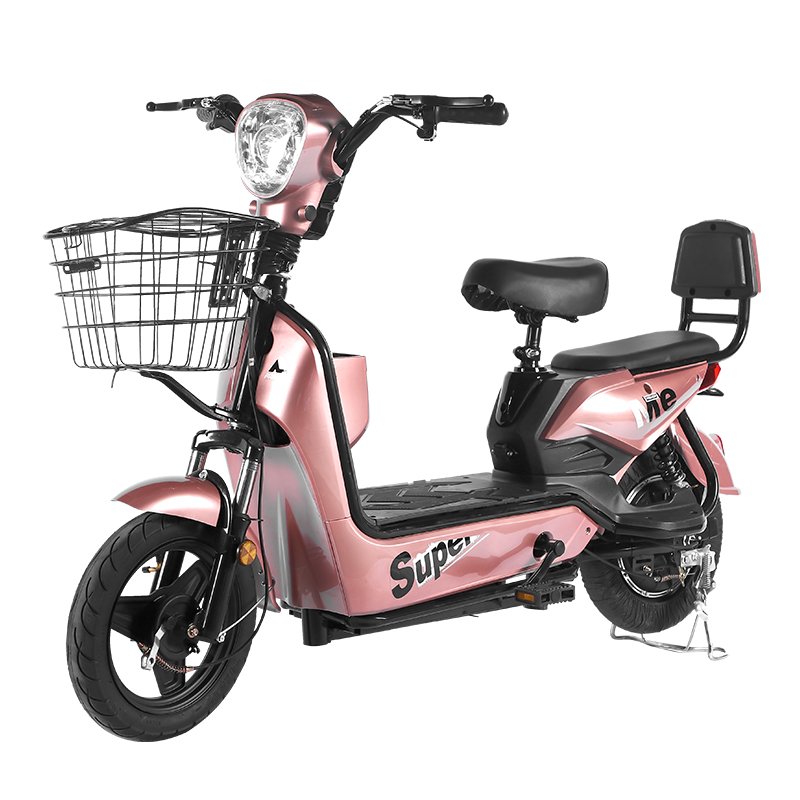 Most Popular 48V Electric City Bike 250W Rear Hub Motor 3-Speed Straddles Steel Frame Scooter Kit Electronic Rear Carrier