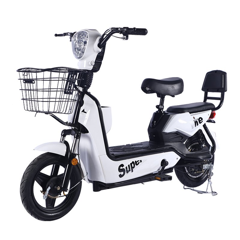 Most Popular 48V Electric City Bike 250W Rear Hub Motor 3-Speed Straddles Steel Frame Scooter Kit Electronic Rear Carrier