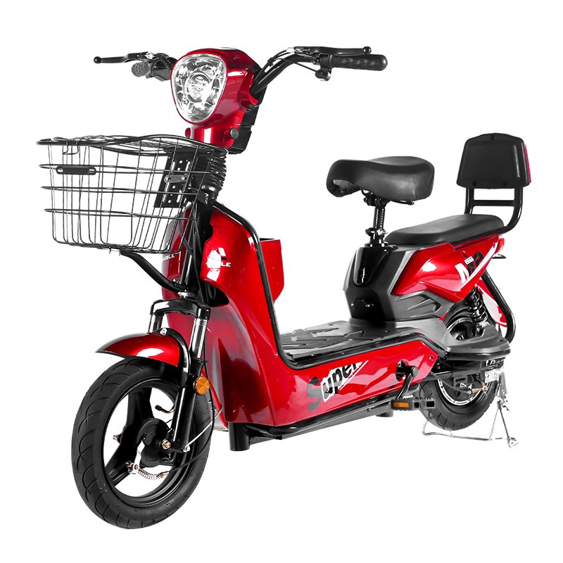 Most Popular 48V Electric City Bike 250W Rear Hub Motor 3-Speed Straddles Steel Frame Scooter Kit Electronic Rear Carrier