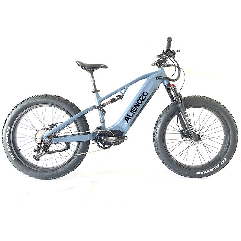 Dengfu Mid Drive Bicycle Bikes Electric Monta 1500 Vatios Ebike 2025 Full Suspension Electric Bike Carbon Fiber 1000W Brushless