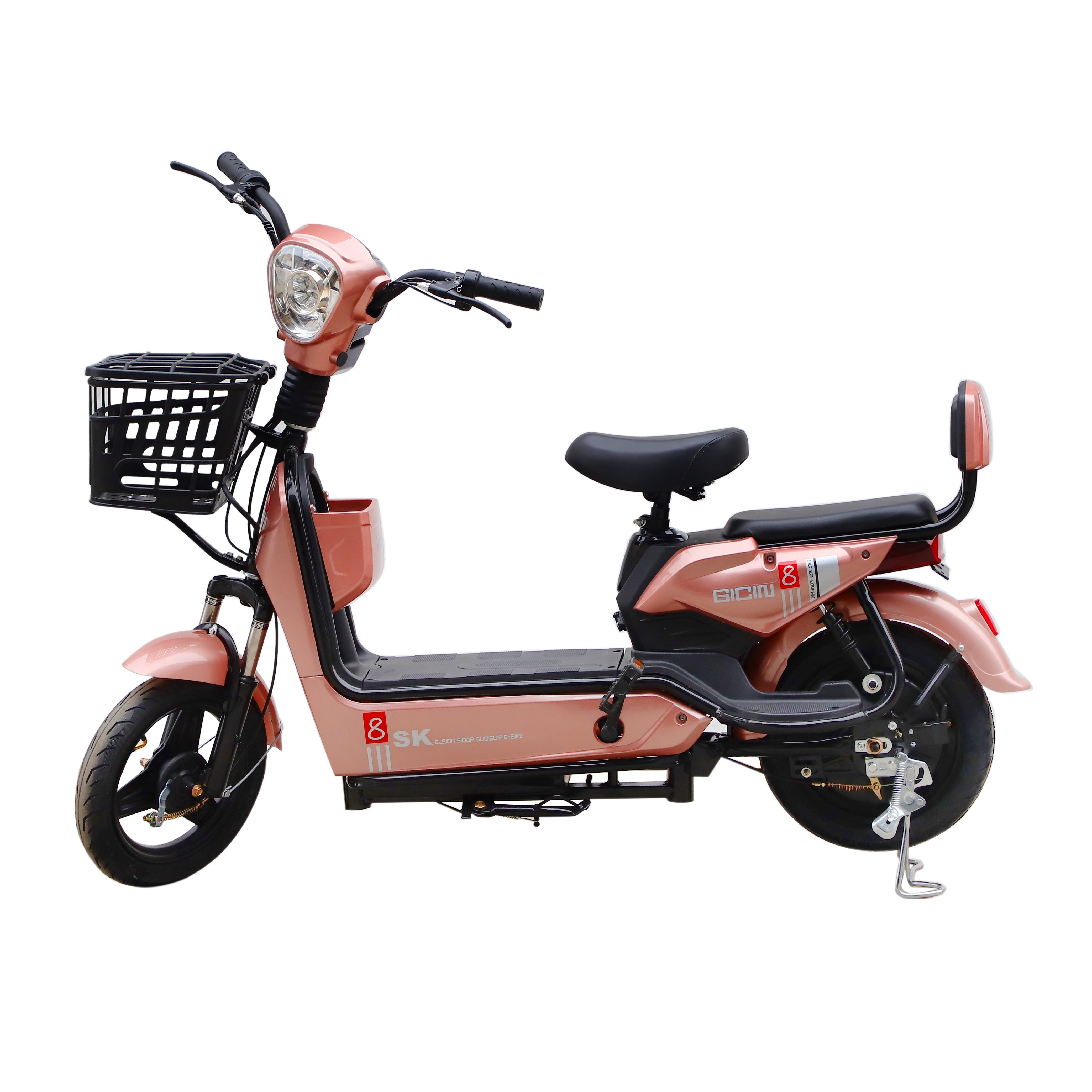 OEM New Design China Strong Two Wheels 500W Battery Power Woman City Bicicleta Electric Bike Bicycle with Pedals