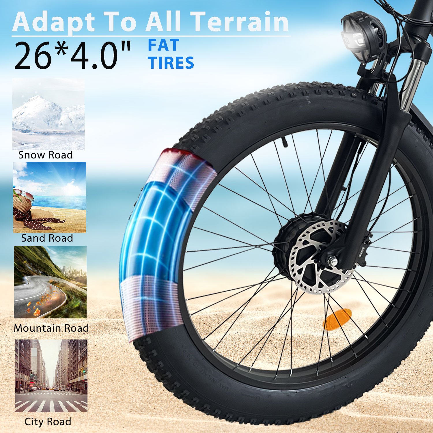 New Model V3 Plus Big Power Fat Tire Electric Mountain Bike 48V 2000W Motor Aluminum Frame 26inch CE Certified Smart Electronic