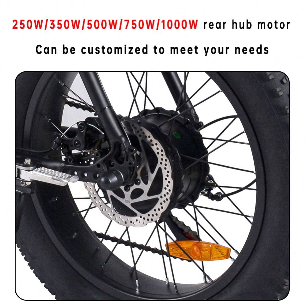 48V 500W motor fat tire electric bicycle bicicleta electrica tandem para dos personas electric bike snow beach mountain elect