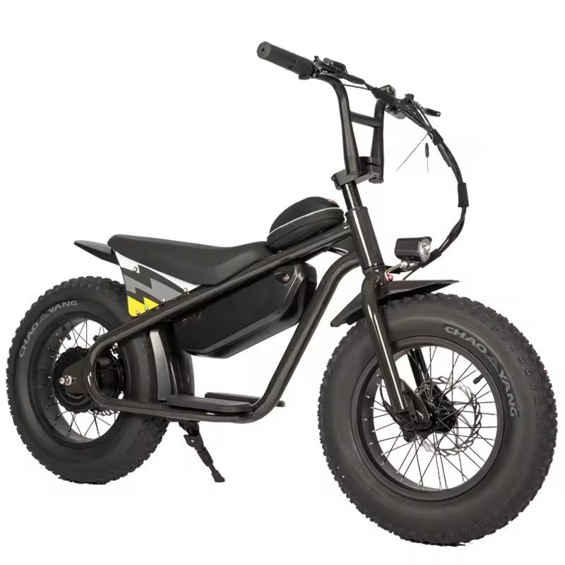 Electric City Bike 16 Inch*4.0 Fat Tire Children Electric Bicycle 7 Speed Electric Bike 750W Brushless Hub Motor City Ebike