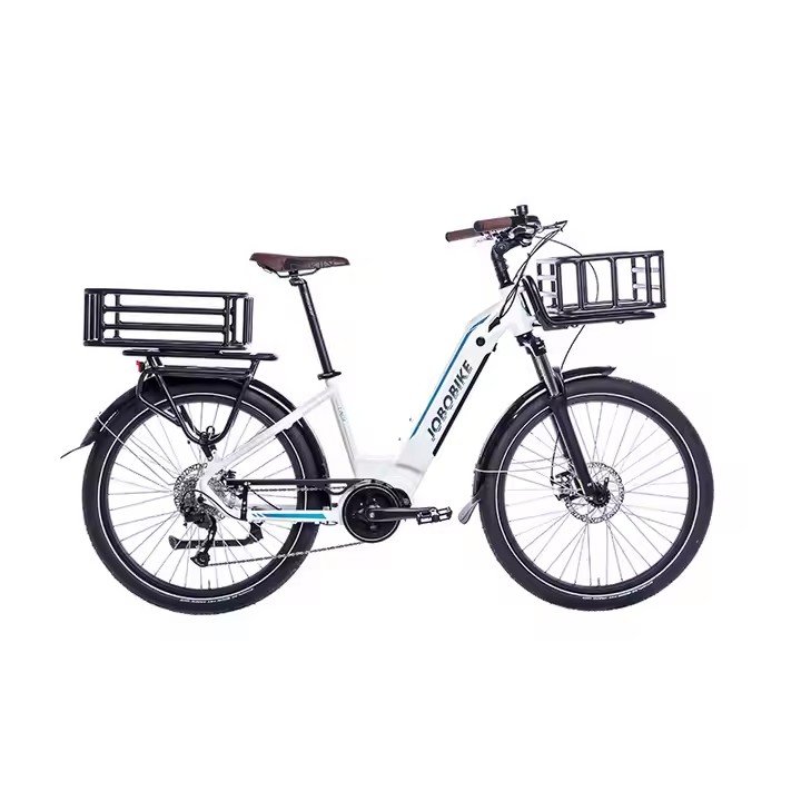 hot selling ebike 250w mid-motor bicycle for adult 26 inch speed 30km/h 48v 14ah electric city bike